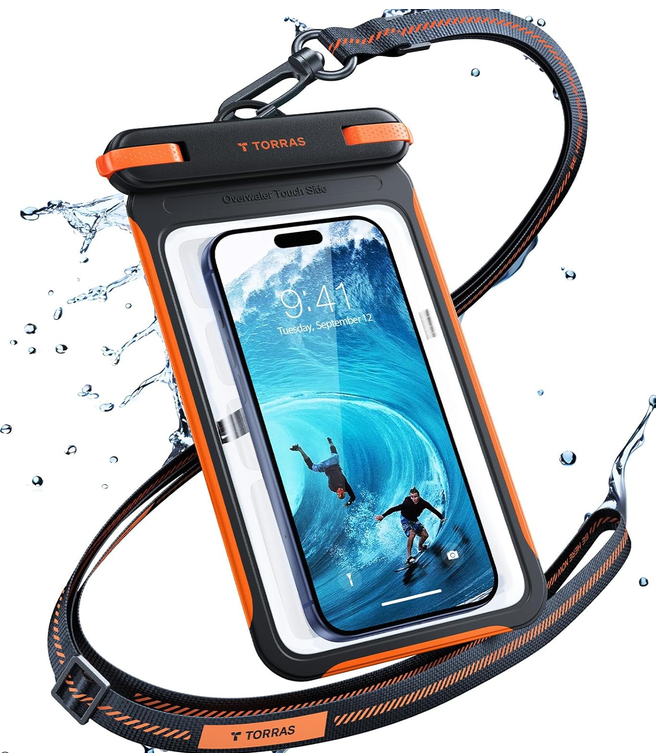 スマホ 防水ケース 水中タッチ対応